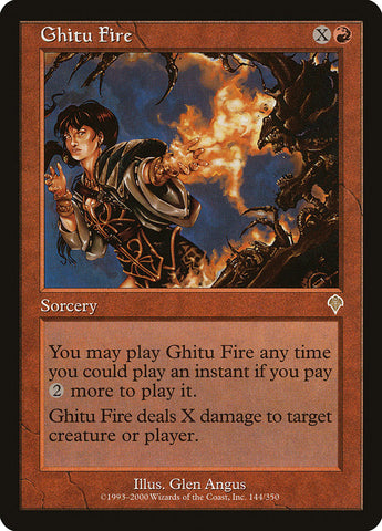 Ghitu Fire [Invasion] Magic: The Gathering