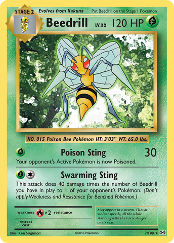 Beedrill (7/108) [XY: Evolutions] Pokémon