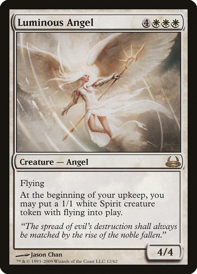 Luminous Angel [Duel Decks: Divine vs. Demonic] Magic: The Gathering