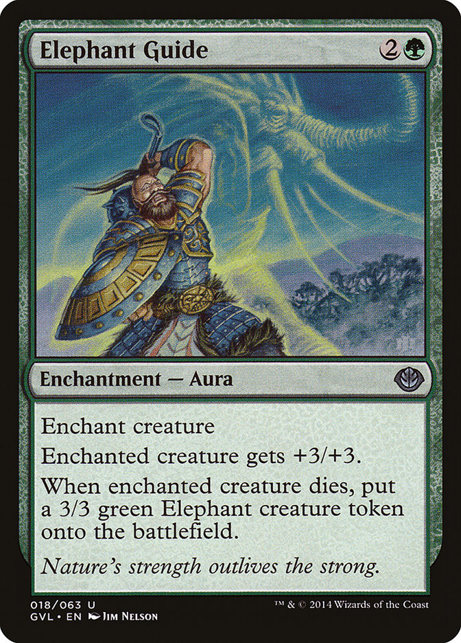 Elephant Guide (Garruk vs. Liliana) [Duel Decks Anthology] Magic: The Gathering