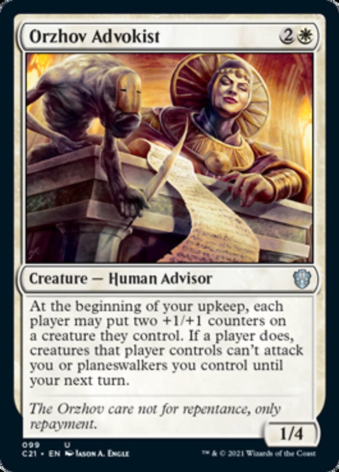 Orzhov Advokist [Commander 2021] Magic: The Gathering
