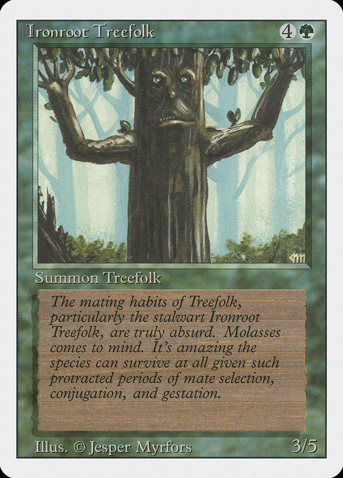 Ironroot Treefolk [Revised Edition] Magic: The Gathering