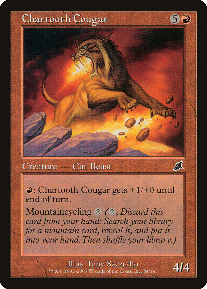 Chartooth Cougar [Scourge] Magic: The Gathering
