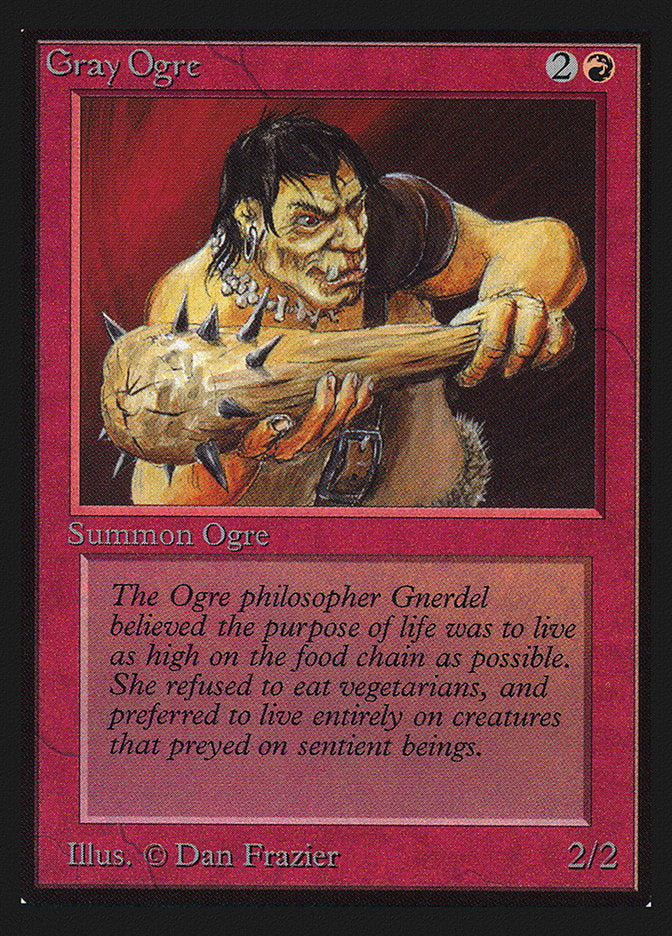 Gray Ogre [International Collectors' Edition] Magic: The Gathering