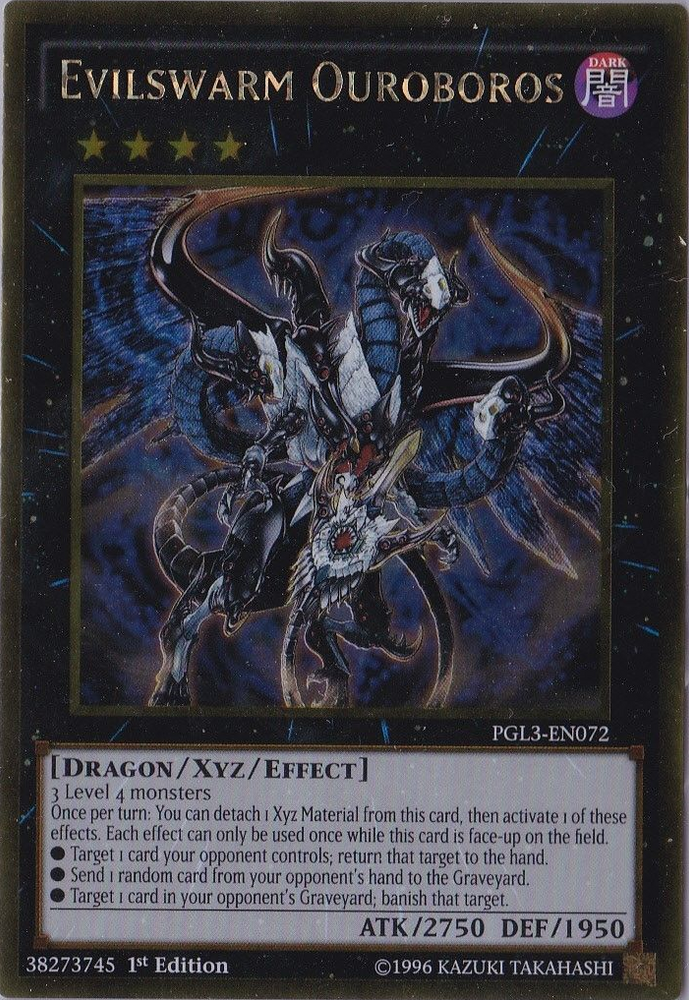 Evilswarm Ouroboros [PGL3-EN072] Gold Rare Yu-Gi-Oh!