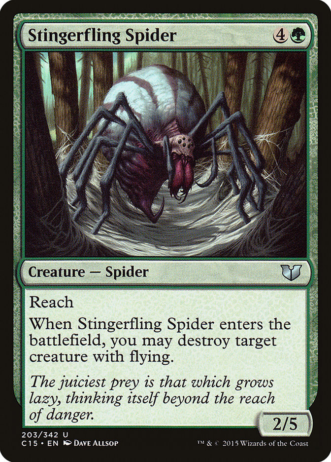 Stingerfling Spider [Commander 2015] Magic: The Gathering