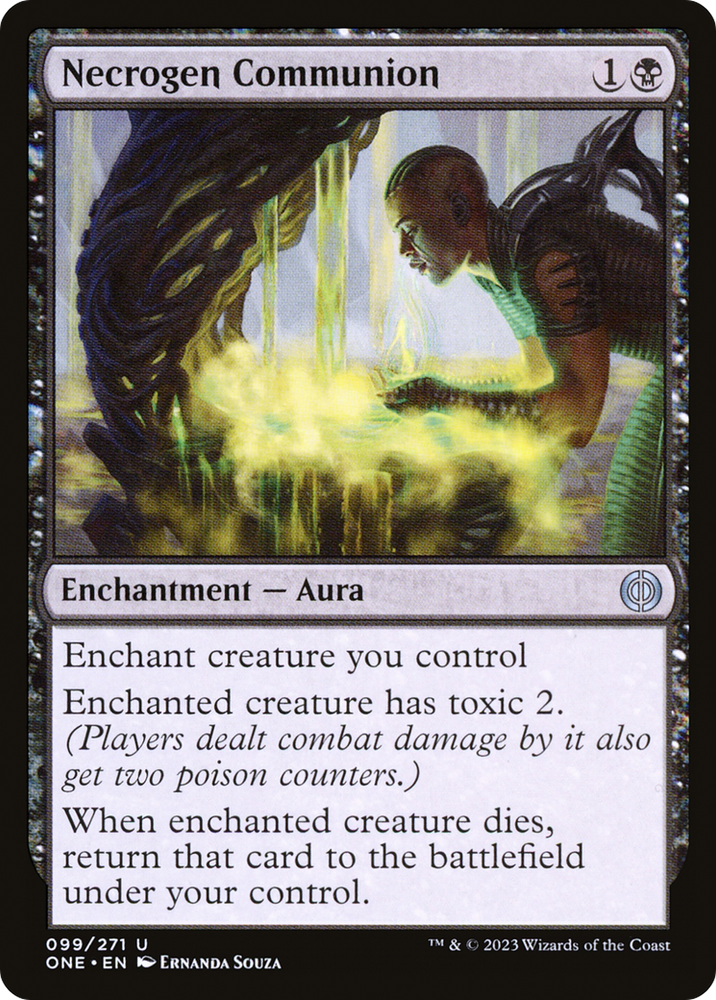 Necrogen Communion [Phyrexia: All Will Be One] Magic: The Gathering