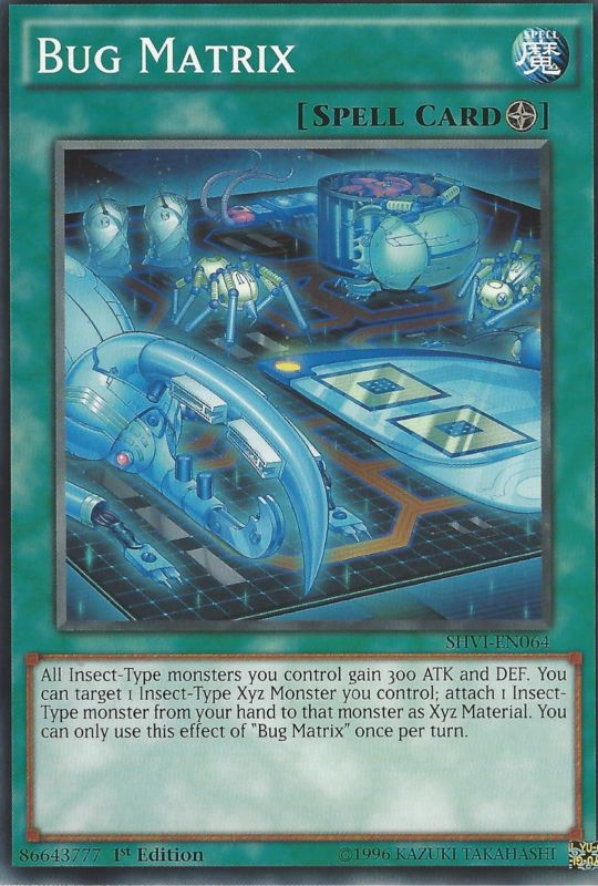Bug Matrix [SHVI-EN064] Common Yu-Gi-Oh!