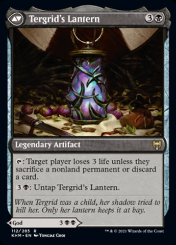 Tergrid, God of Fright // Tergrid's Lantern [Kaldheim] Magic: The Gathering