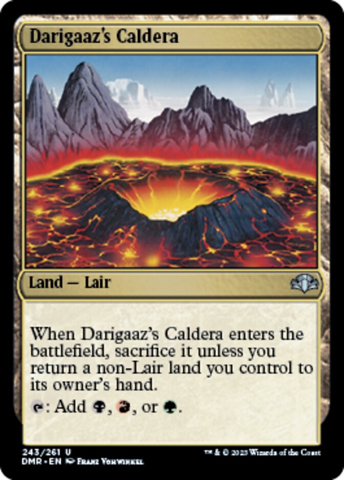 Darigaaz's Caldera [Dominaria Remastered] Magic: The Gathering