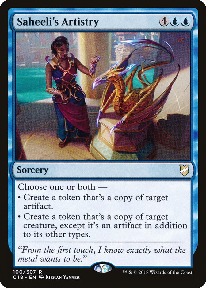Saheeli's Artistry [Commander 2018] Magic: The Gathering