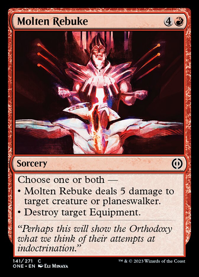 Molten Rebuke [Phyrexia: All Will Be One] Magic: The Gathering