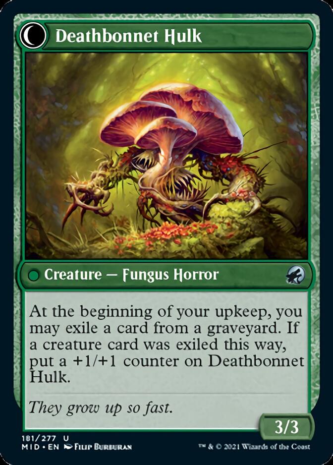 Deathbonnet Sprout // Deathbonnet Hulk [Innistrad: Midnight Hunt] Magic: The Gathering