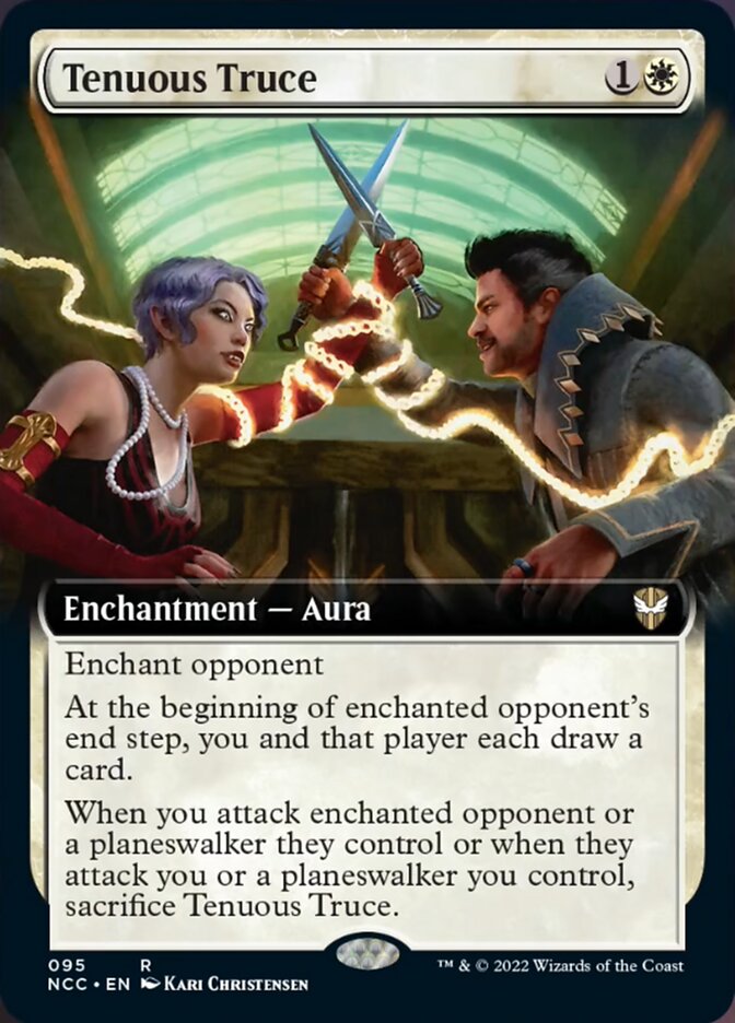 Tenuous Truce (Extended Art) [Streets of New Capenna Commander] Magic: The Gathering