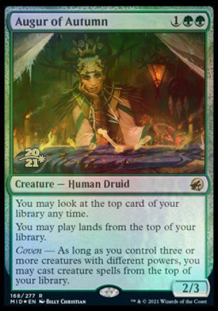 Augur of Autumn [Innistrad: Midnight Hunt Prerelease Promos] Magic: The Gathering