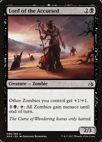 Lord of the Accursed [Amonkhet] Magic: The Gathering