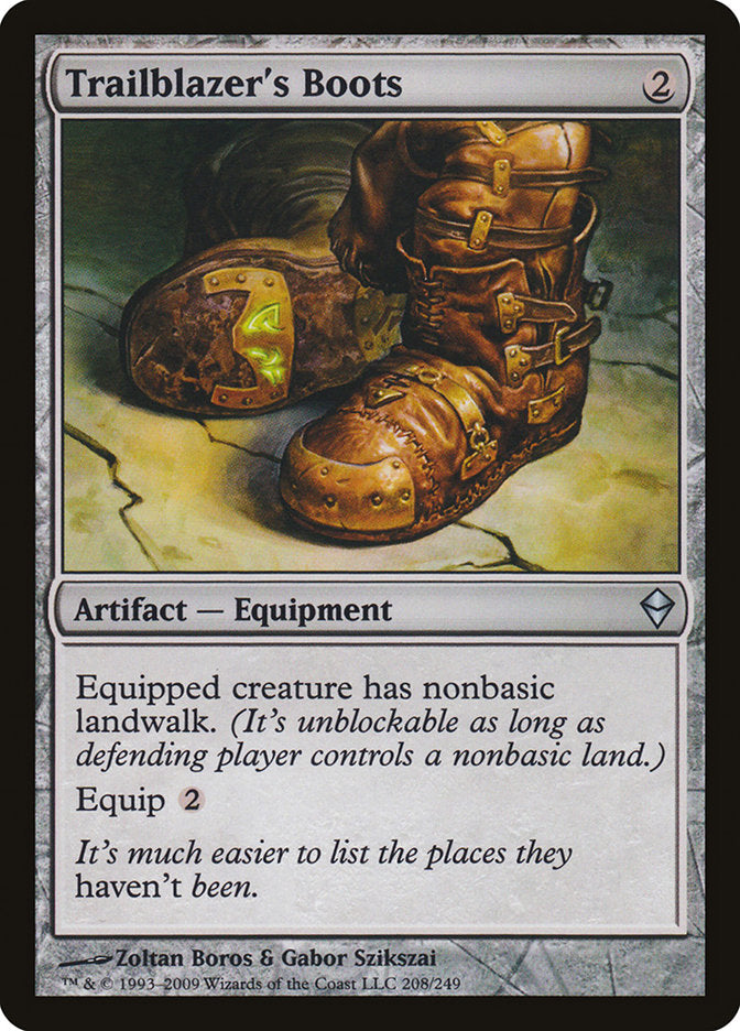Trailblazer's Boots [Zendikar] Magic: The Gathering