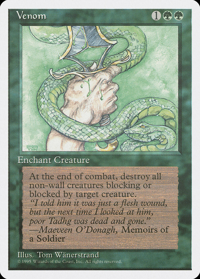 Venom [Fourth Edition] Magic: The Gathering