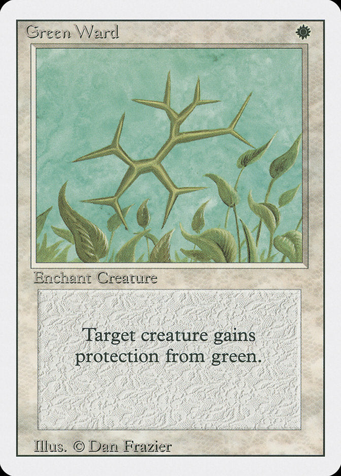Green Ward [Revised Edition] Magic: The Gathering