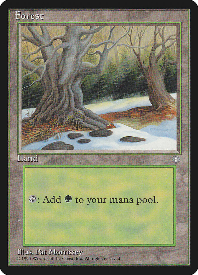 Forest (382) [Ice Age] Magic: The Gathering