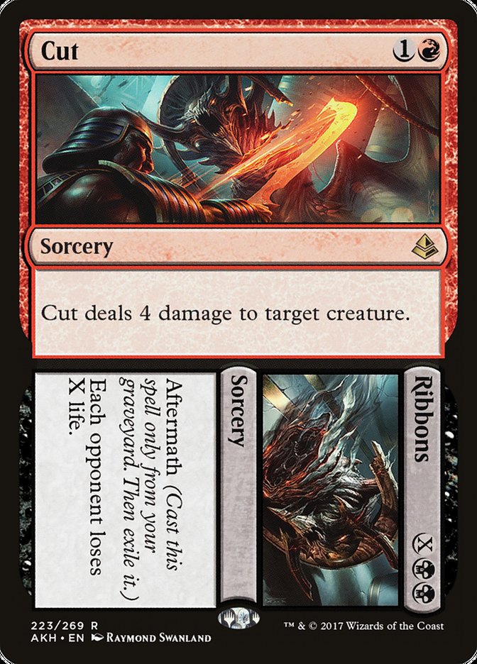 Cut // Ribbons [Amonkhet] Magic: The Gathering