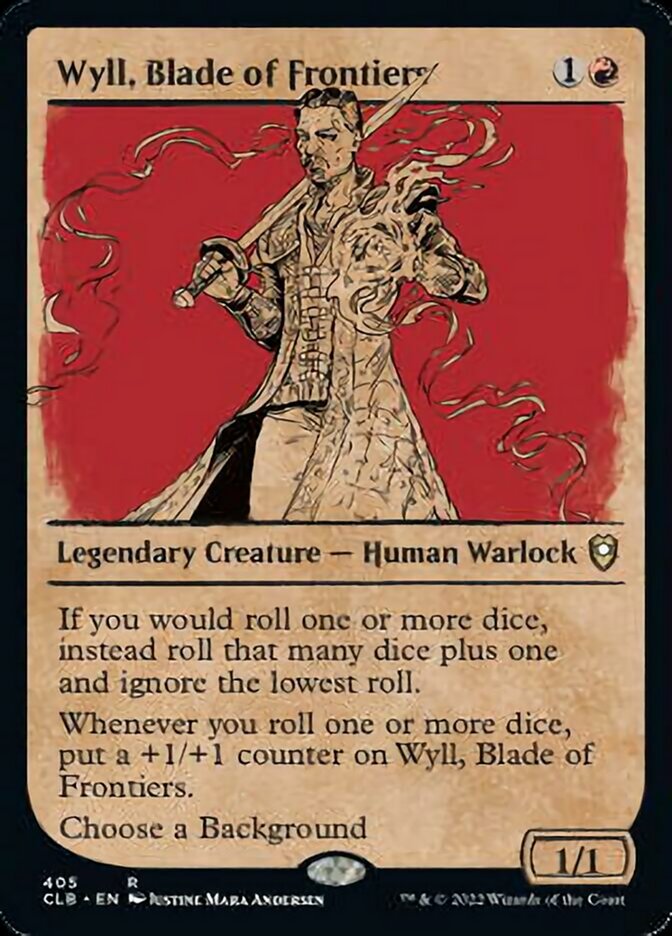 Wyll, Blade of Frontiers (Showcase) [Commander Legends: Battle for Baldur's Gate] Magic: The Gathering