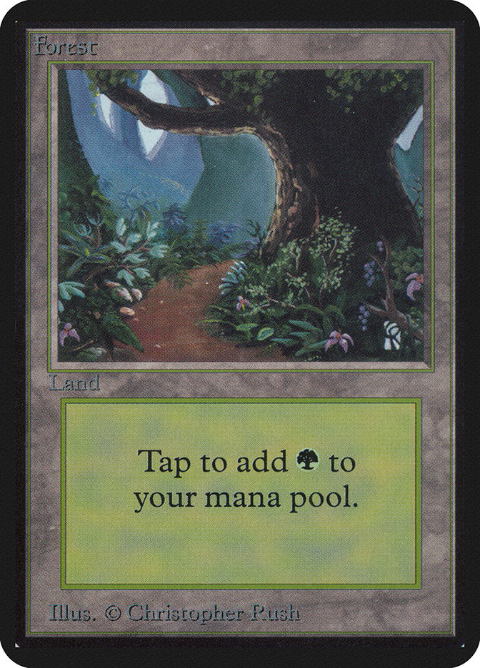 Forest (295) [Alpha Edition] Magic: The Gathering
