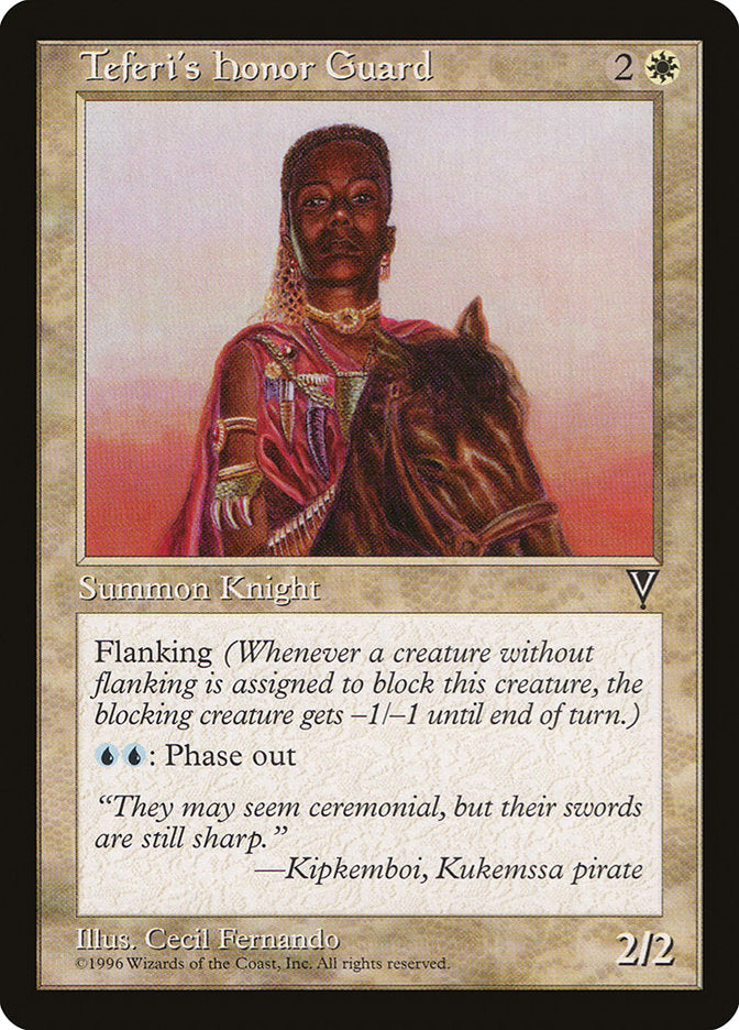 Teferi's Honor Guard [Visions] Magic: The Gathering