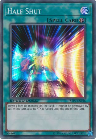Half Shut [STP2-EN016] Super Rare Yu-Gi-Oh!