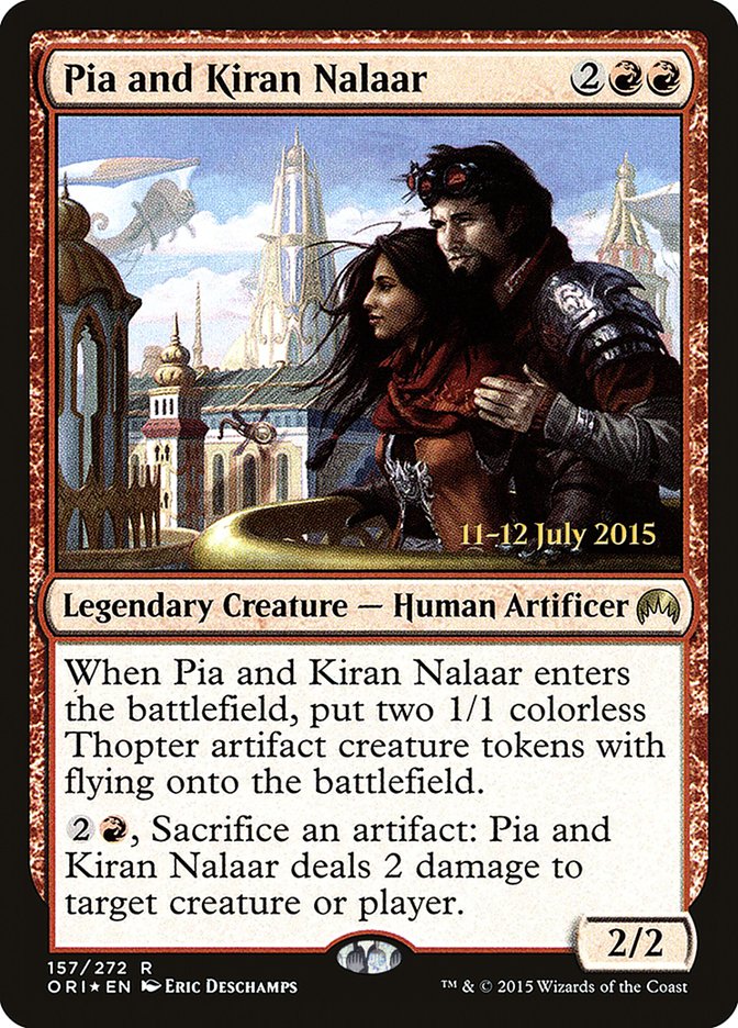 Pia and Kiran Nalaar [Magic Origins Prerelease Promos] Magic: The Gathering