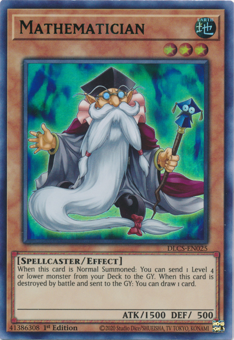 Mathematician (Green) [DLCS-EN025] Ultra Rare Yu-Gi-Oh!
