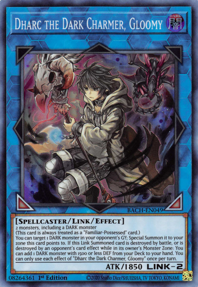 Dharc the Dark Charmer, Gloomy [BACH-EN049] Super Rare Yu-Gi-Oh!