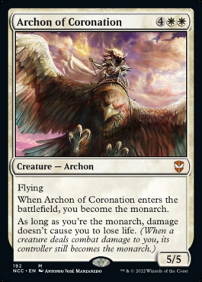 Archon of Coronation [Streets of New Capenna Commander] Magic: The Gathering