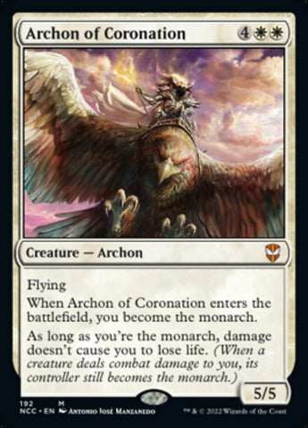 Archon of Coronation [Streets of New Capenna Commander] Magic: The Gathering