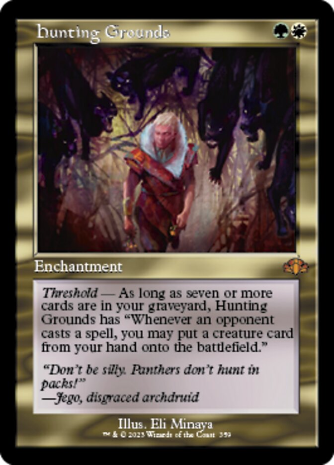 Hunting Grounds (Retro) [Dominaria Remastered] Magic: The Gathering