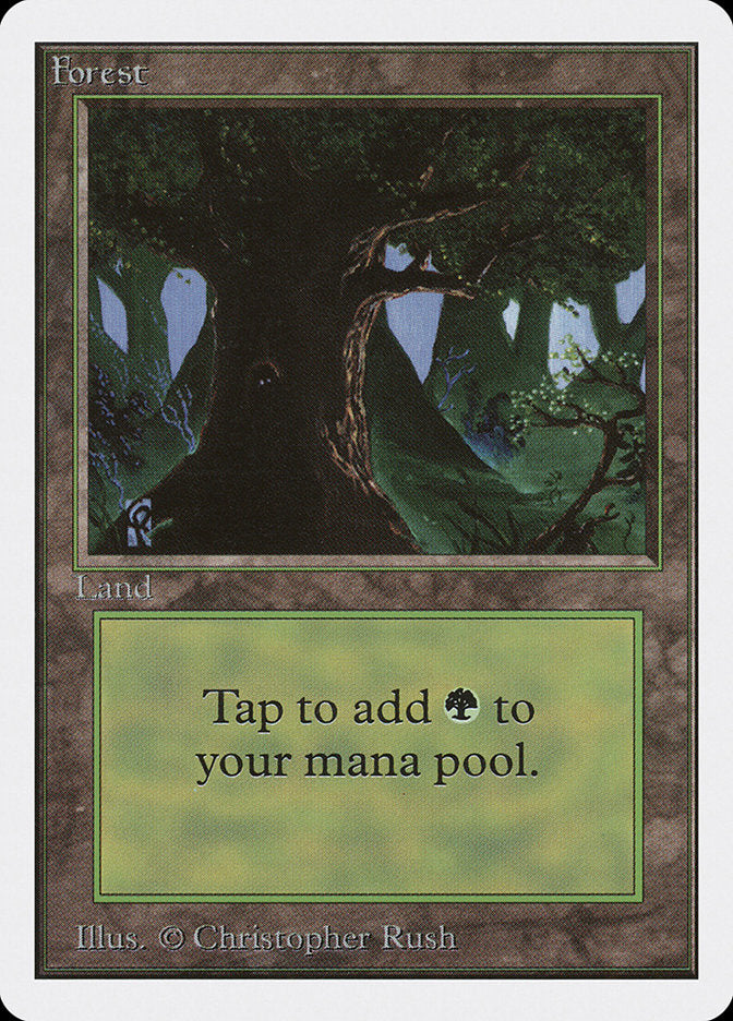 Forest (302) [Unlimited Edition] Magic: The Gathering