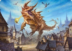 Tarrasque Art Card [Dungeons & Dragons: Adventures in the Forgotten Realms Art Series] Magic: The Gathering