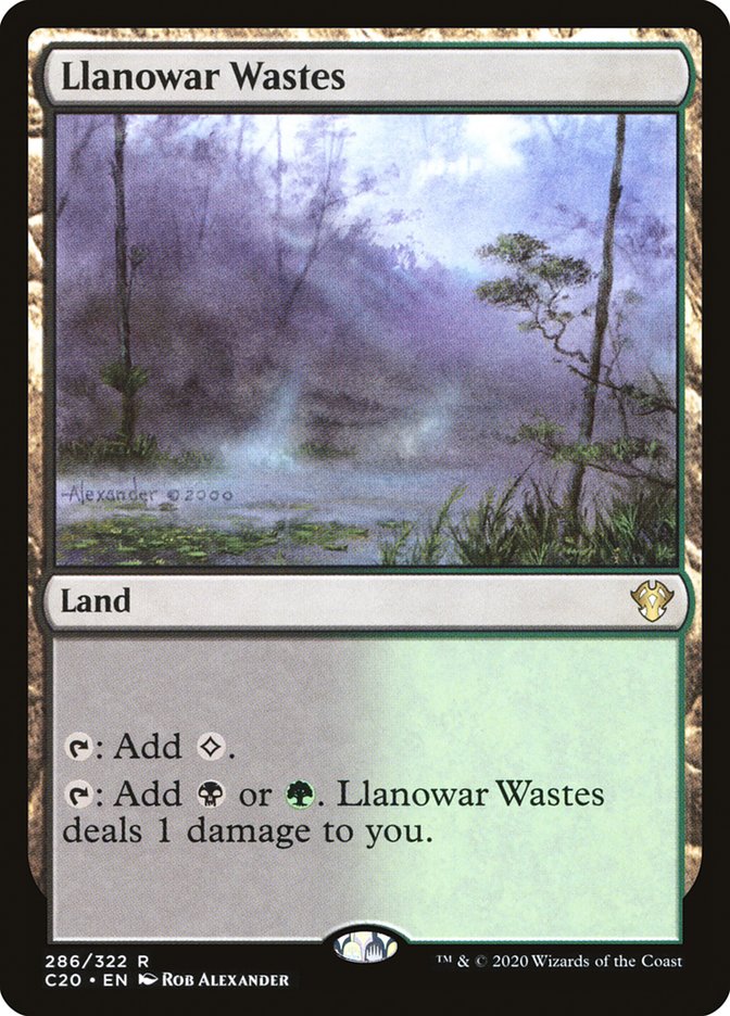 Llanowar Wastes [Commander 2020] Magic: The Gathering