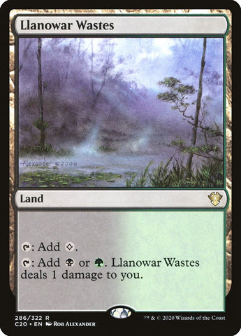 Llanowar Wastes [Commander 2020] Magic: The Gathering