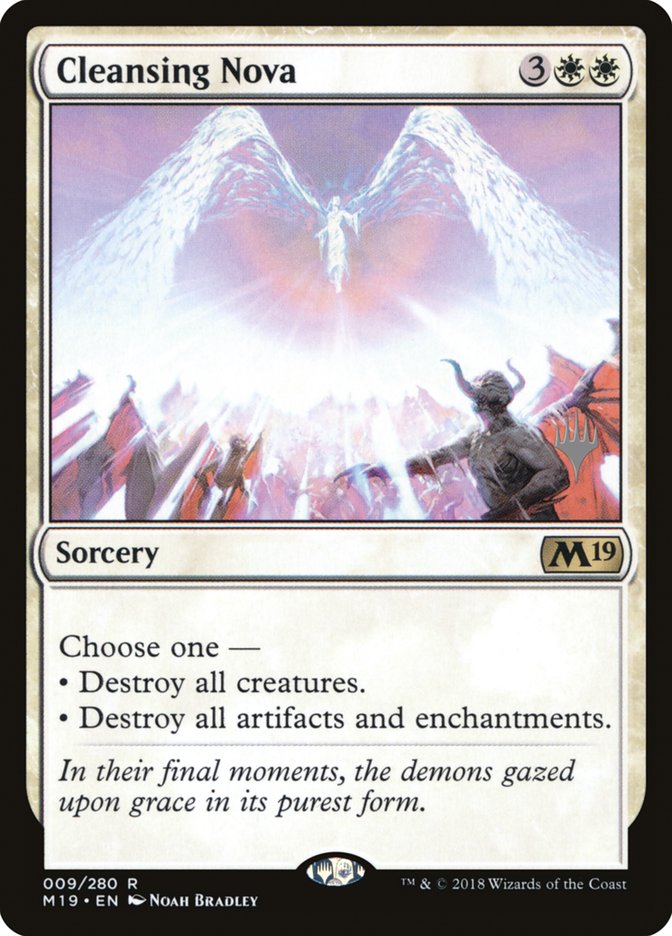 Cleansing Nova (Promo Pack) [Core Set 2019 Promos] Magic: The Gathering