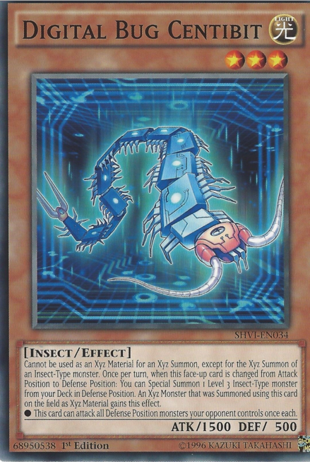 Digital Bug Centibit [SHVI-EN034] Common Yu-Gi-Oh!