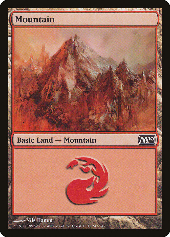 Mountain (243) [Magic 2010] Magic: The Gathering