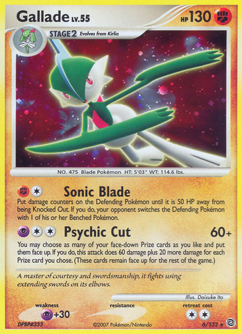 Gallade (6/132) [Diamond & Pearl: Secret Wonders] Pokémon
