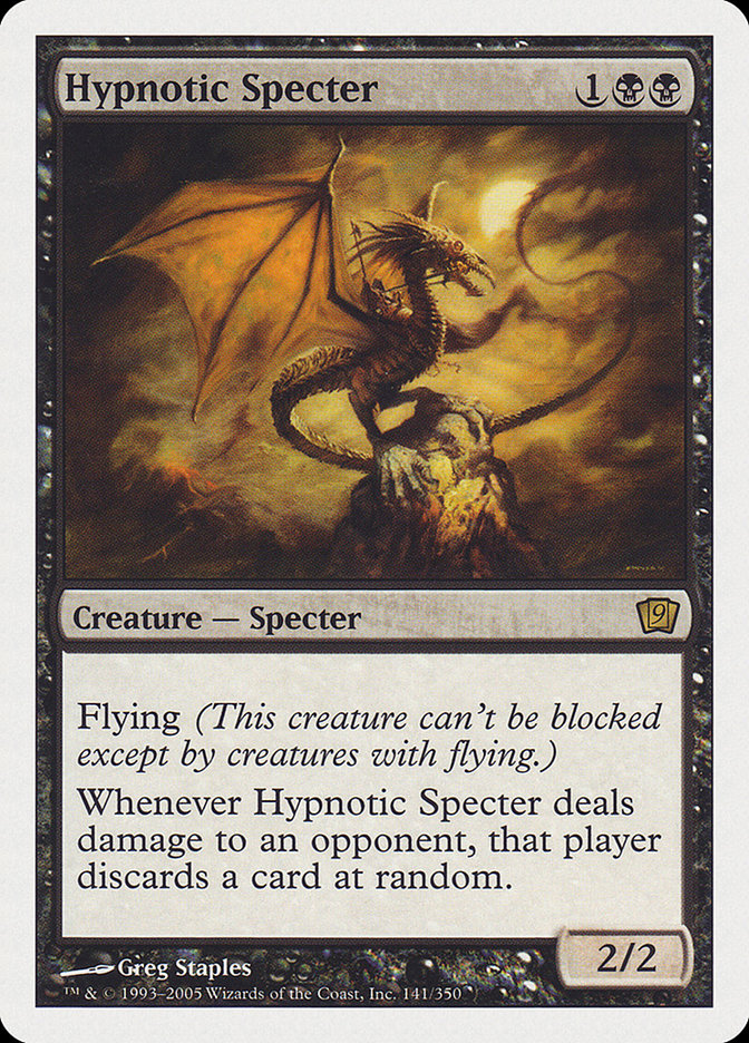 Hypnotic Specter [Ninth Edition] Magic: The Gathering