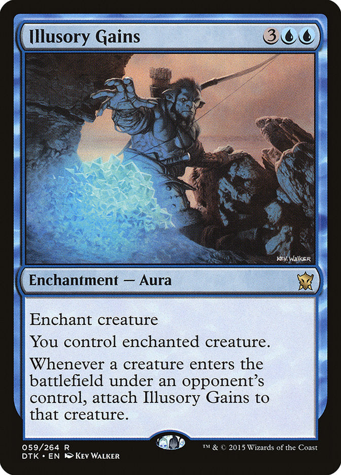 Illusory Gains [Dragons of Tarkir] Magic: The Gathering