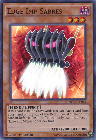 Edge Imp Sabres [NECH-EN014] Super Rare Yu-Gi-Oh!