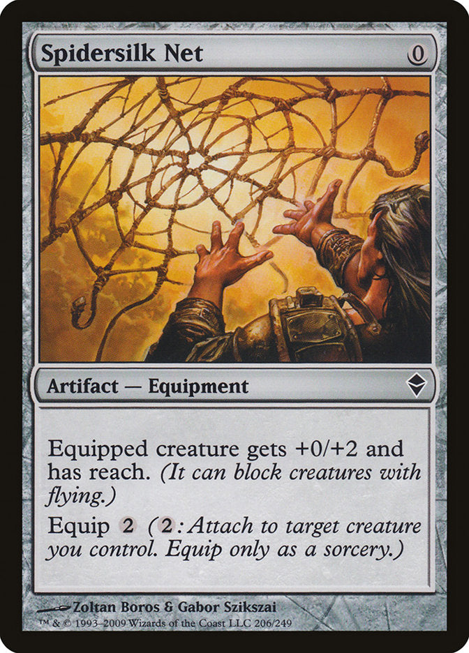 Spidersilk Net [Zendikar] Magic: The Gathering