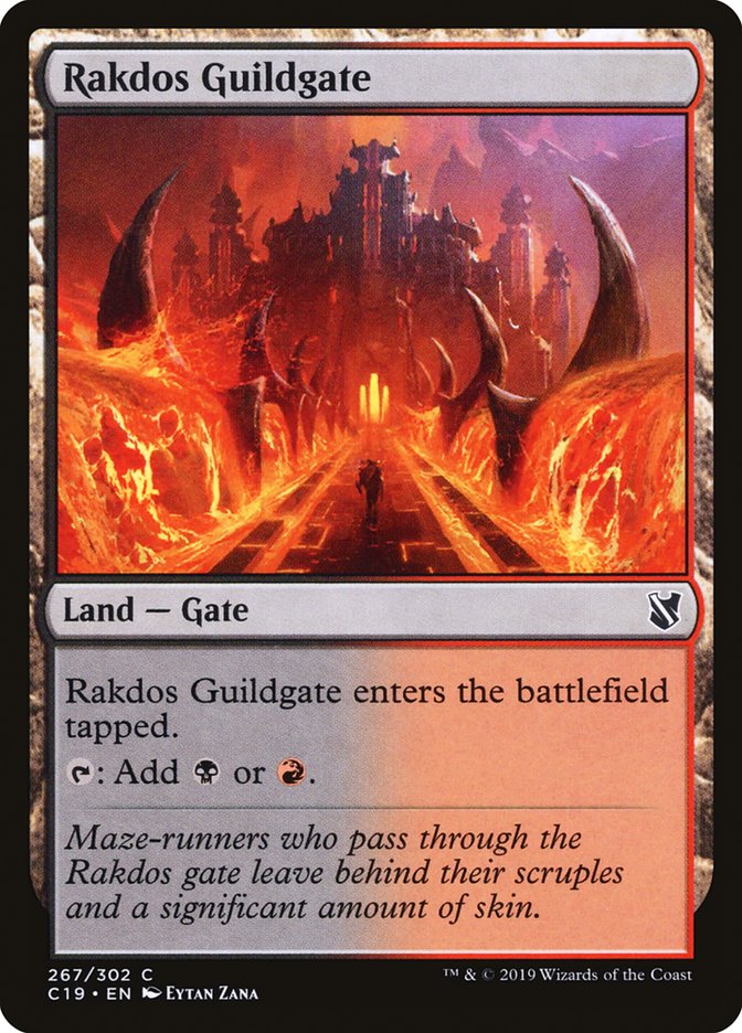 Rakdos Guildgate [Commander 2019] Magic: The Gathering