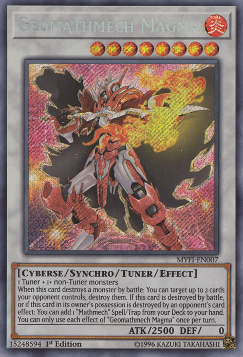 Geomathmech Magma [MYFI-EN007] Secret Rare Yu-Gi-Oh!