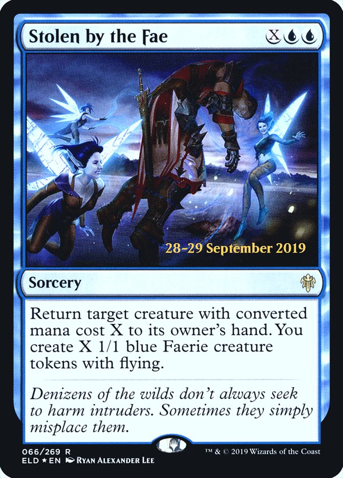 Stolen by the Fae [Throne of Eldraine Prerelease Promos] Magic: The Gathering